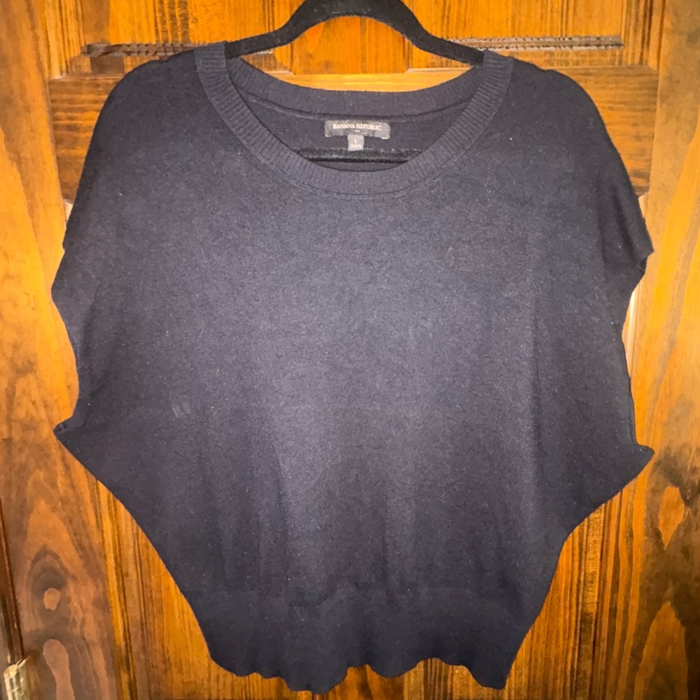 Banana Republic Black Knit Sleeveless Sweater